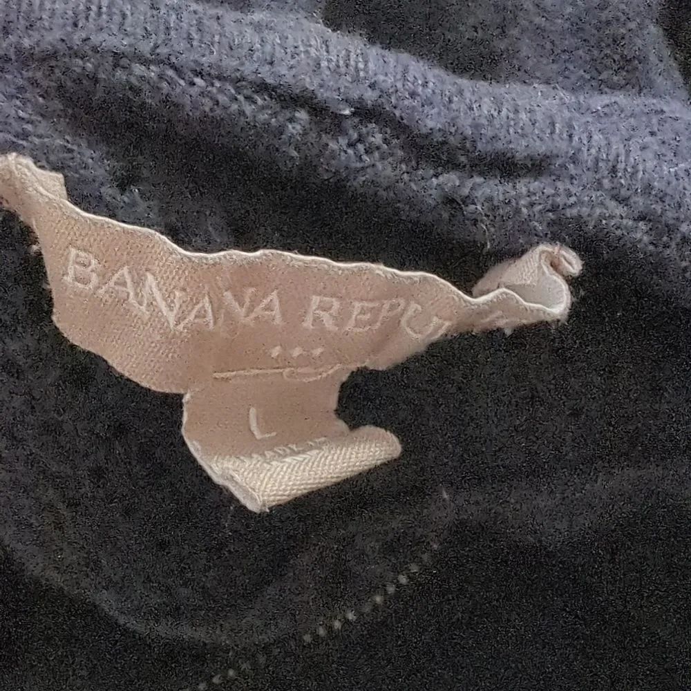 Banana Republic Factory Blue Zipper Sweater - Picture 5 of 5